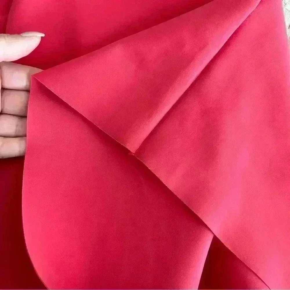 Chiara Boni la petite robe Dominik Laser-cut Peplum Dress In Peach size 38 us 2 - Picture 10 of 13